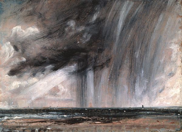 John Constable, Seascape Study with Rain Cloud, c. 1824 – ©Public Domain